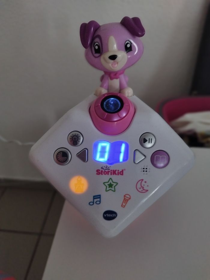 Story Kid rose + câble d’alimentation – fonctionne parfaitement