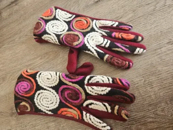 Gants imitation desigual