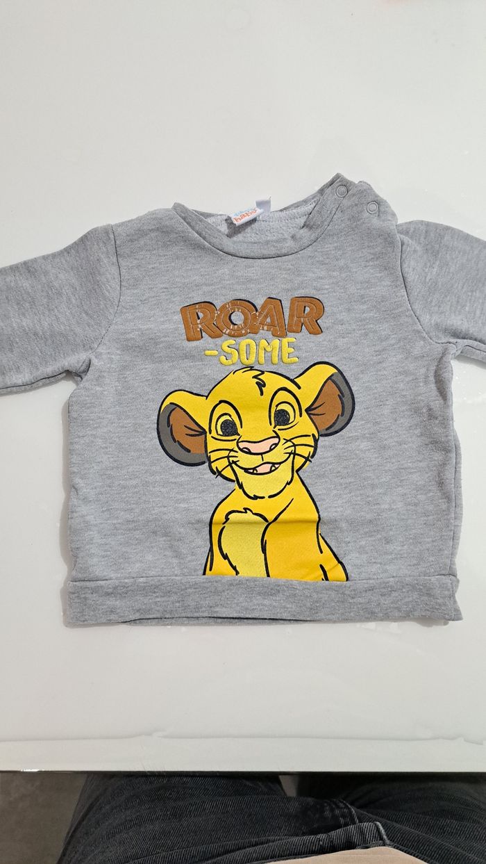 Pull Simba gris
