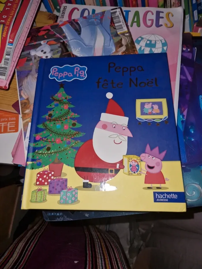 Livre peppa pig fête noel