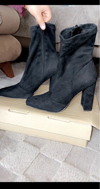 Bottine à talon velours ASOS