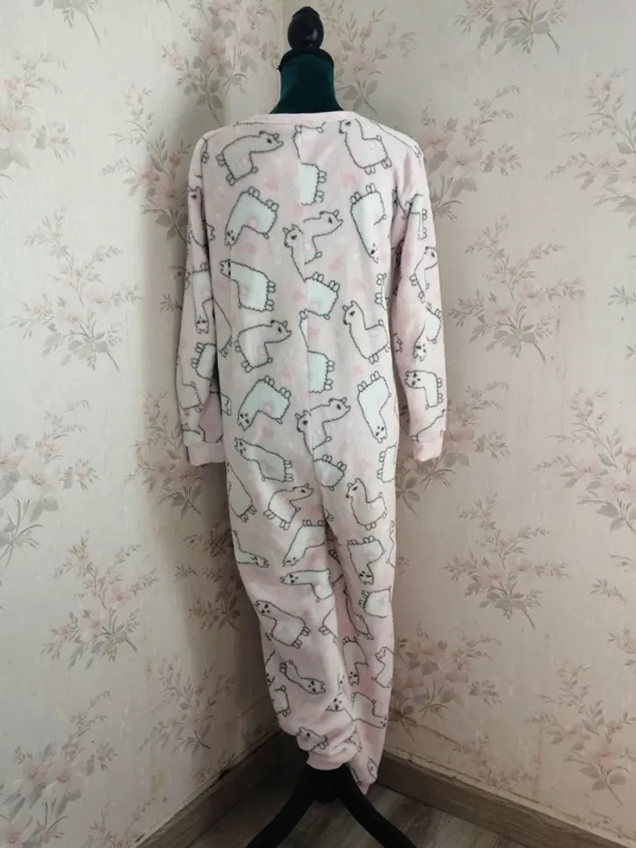 Combinaison pyjama rose à motifs lama / lalallama / (S-M) - photo numéro 8
