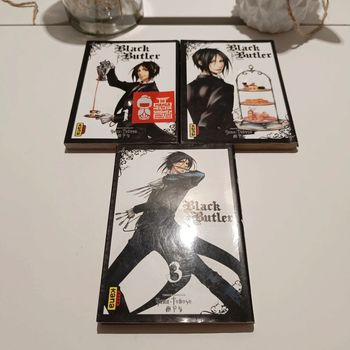 Manga black Butler tomes 1 à 3