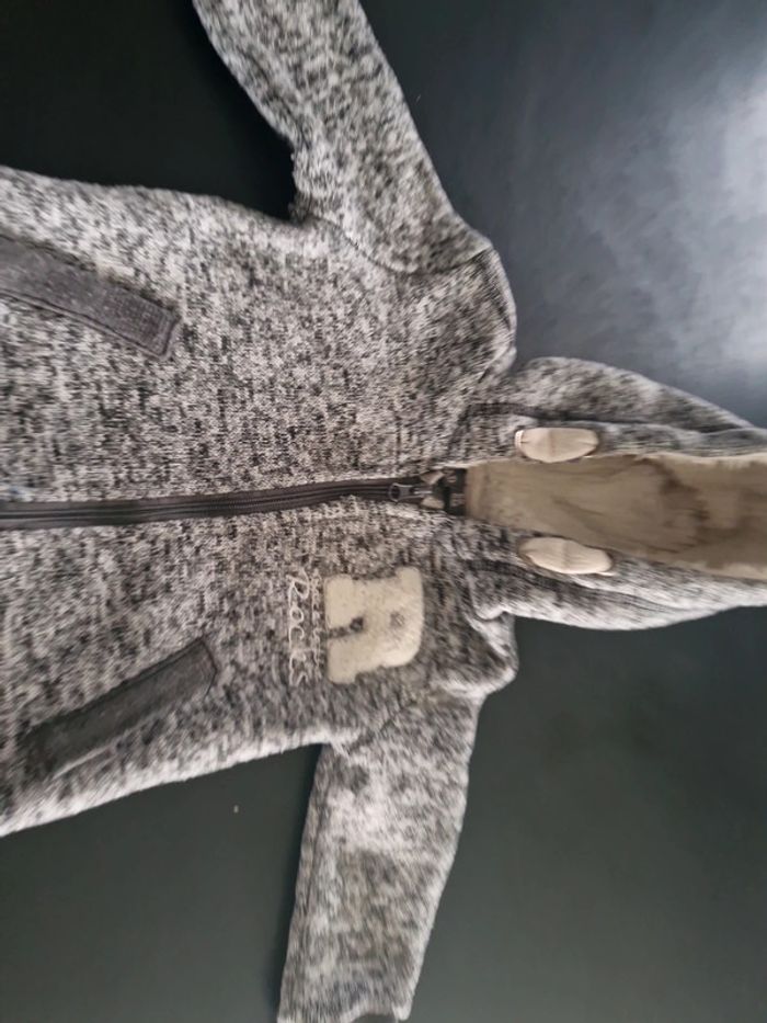 Gilet zippé chaud bébé garçon - photo numéro 2