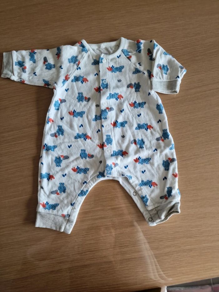 Pyjama sans pieds petit bateau 1 mois 54 cm