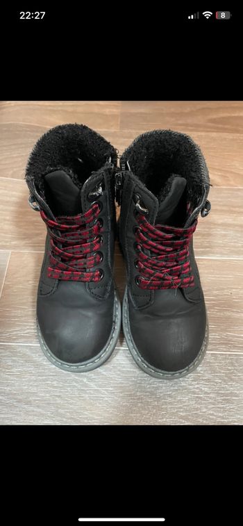 Chaussure botte enfant garçon taille 24