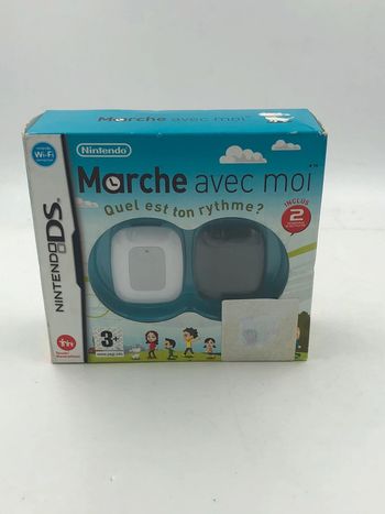 Coffret jeu video Marche avec moi + 2 témoins d’activités sur console Nintendo Ds neuf