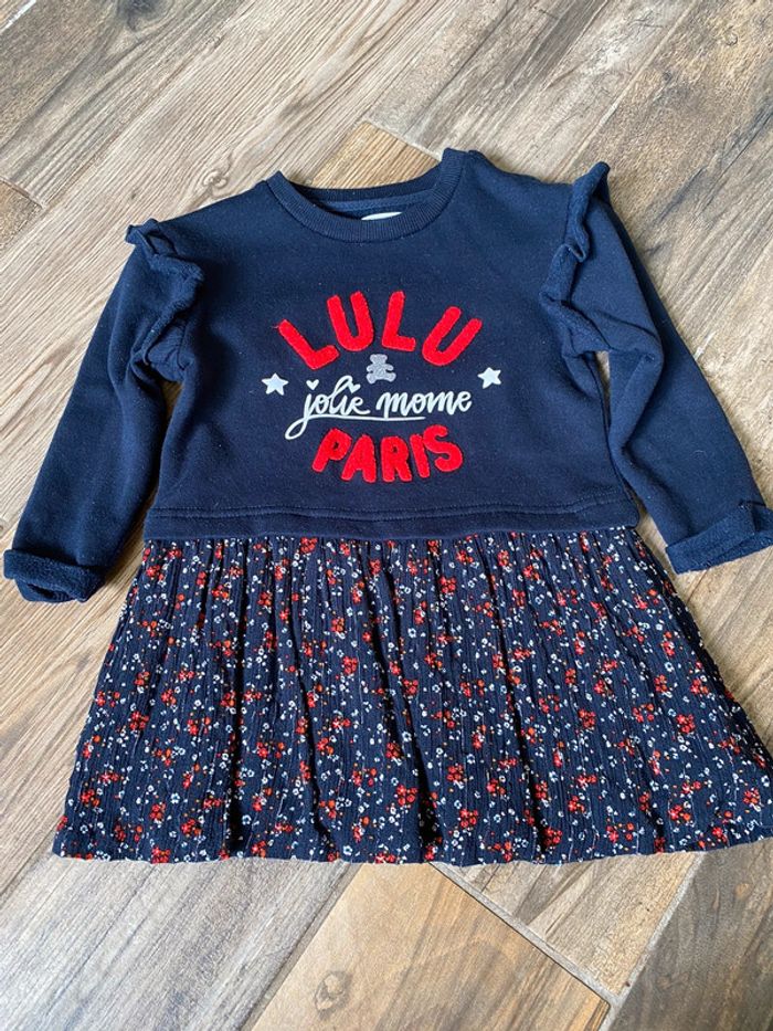 Robe Lulu Paris Fille 24 mois