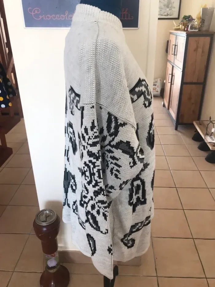 Pull-over ski snowboard rétro vintage années 80/90 xl - photo numéro 2