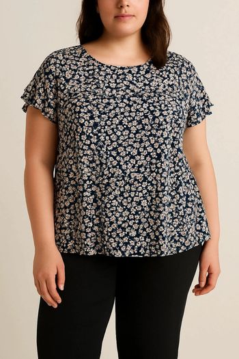 Blouse fluide fleurie – Taille 46/48
