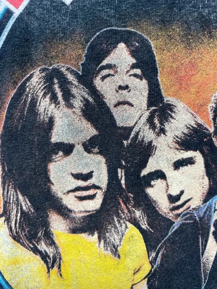 AC/DC Highway to Hell North America tour 1979 t-shirt acid wash grey music rock band concert tour - photo numéro 4