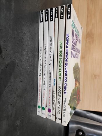 Lot de 6 livres Editions Point :