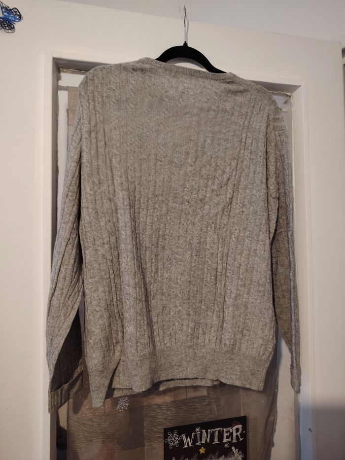 Pull Woolovers taille M gris - photo numéro 2