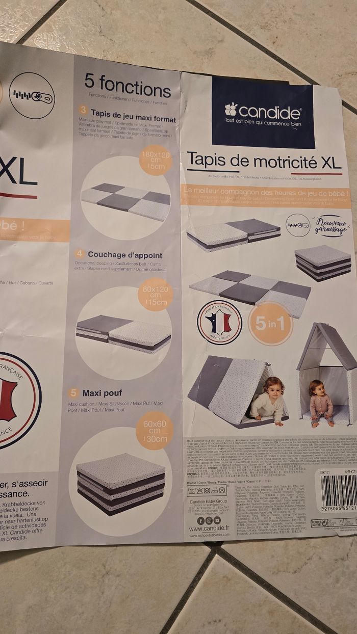 🥰🤩 superbe Tapis de motricité XL (sevi une fois)🥰🤩 - photo numéro 6