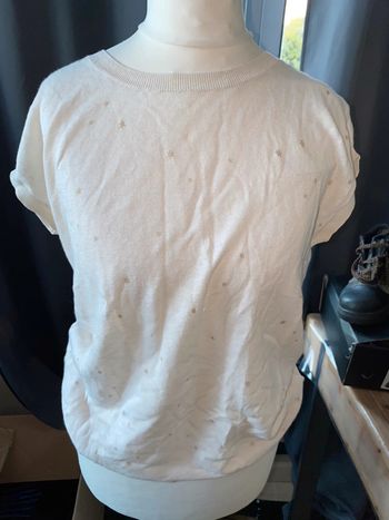 Sud express crème avec étoiles or taille S