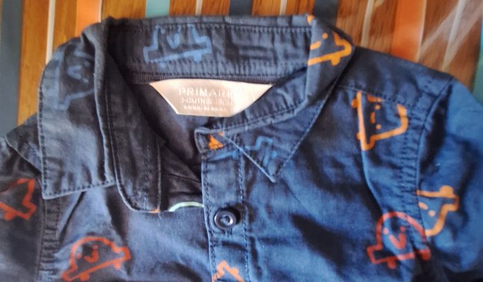 Ensemble bébé chemise short - photo numéro 2