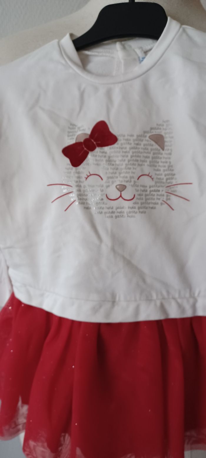 Très jolie petite robe bébé fille T 24 mois =92cm - photo numéro 2