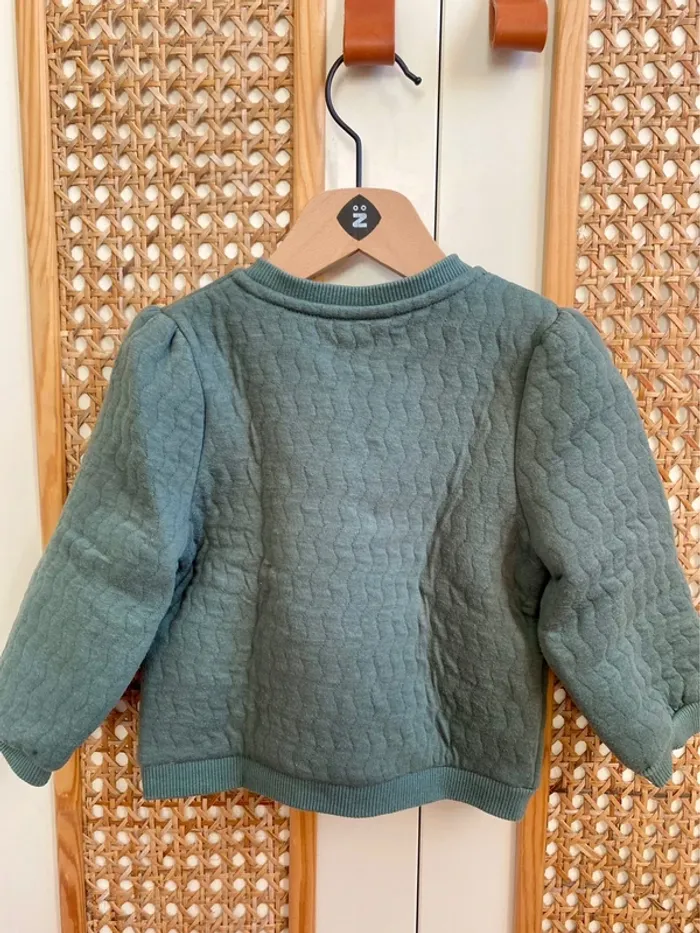 Veste zippée verte - photo numéro 4