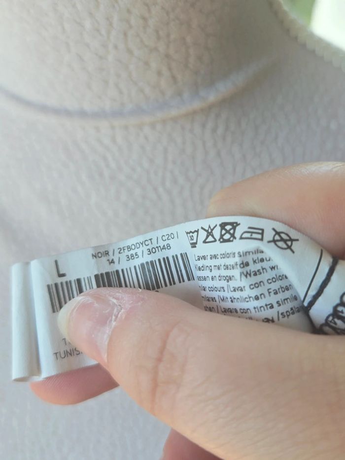 Body noir Mim taille L - photo numéro 5