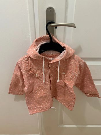 Veste coton léger idéal été rose vintage