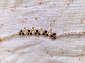 Bracelet perles acryliques et en verres