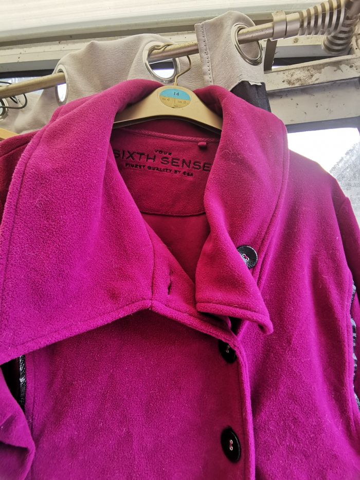 Jolie veste 3/4 polaire sixth sense taille L - photo numéro 6
