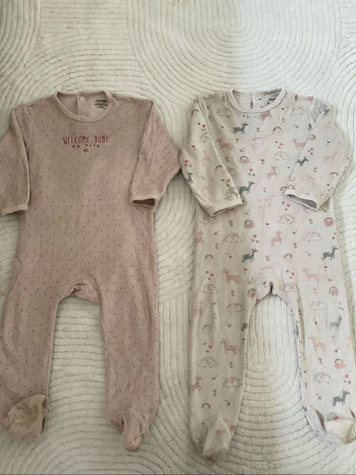 lot 2 pyjamas 24 mois fille kiabi - photo numéro 2