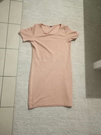 Robe longue manches courtes