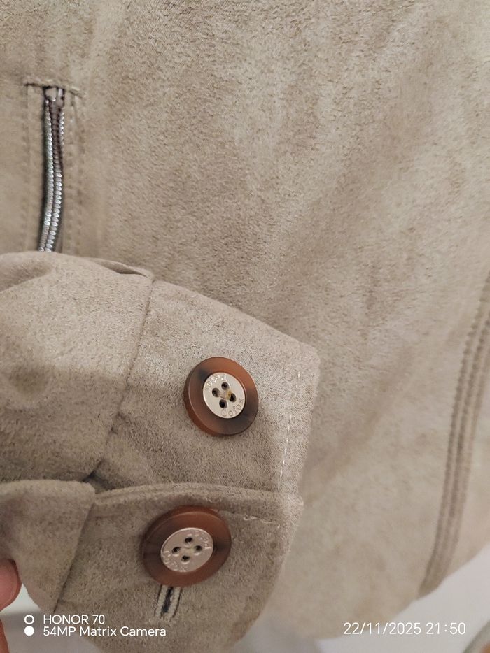 Blouson aspect daim vintage - photo numéro 5