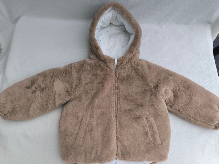 Manteau réversible fille Okaïdi 4 ans - photo numéro 2