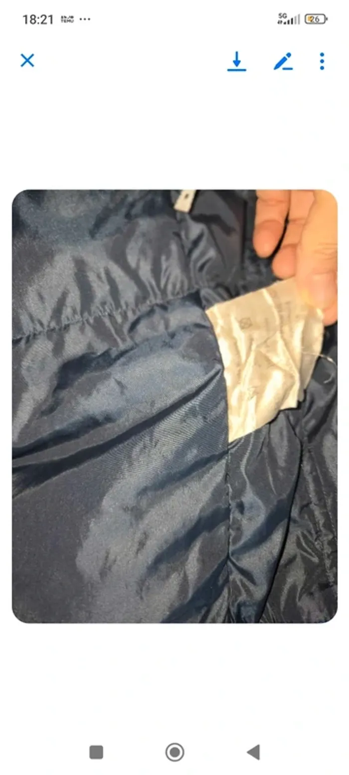 Doudoune veste sans manche taille 46 marque kway vintage - photo numéro 3