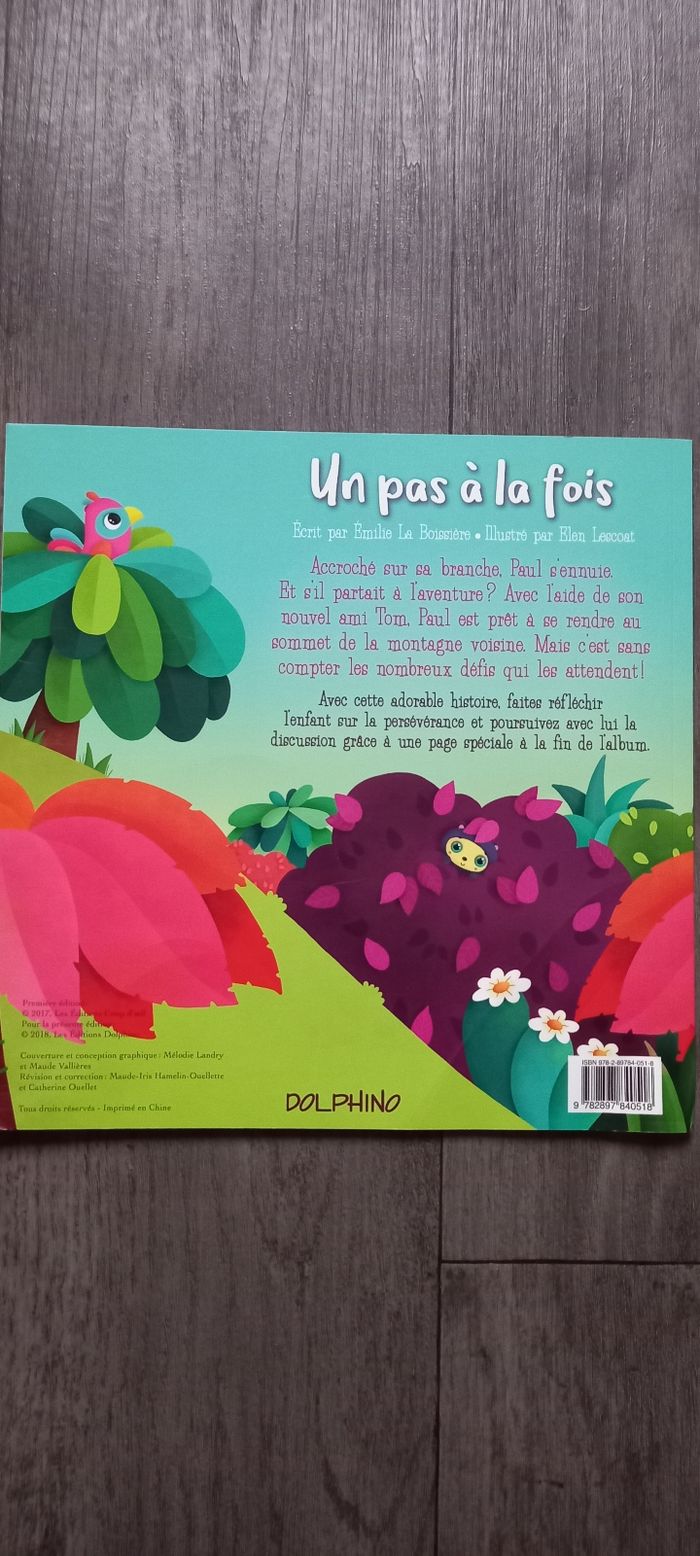 Livre Un pas à la fois - photo numéro 2