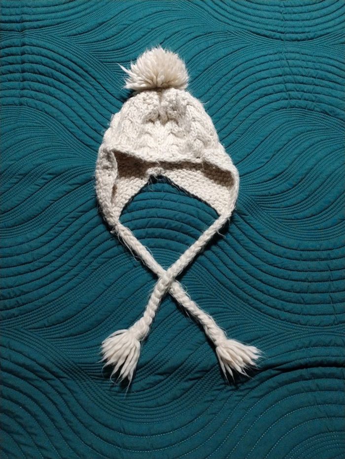 Donne bonnet crème TU - photo numéro 2