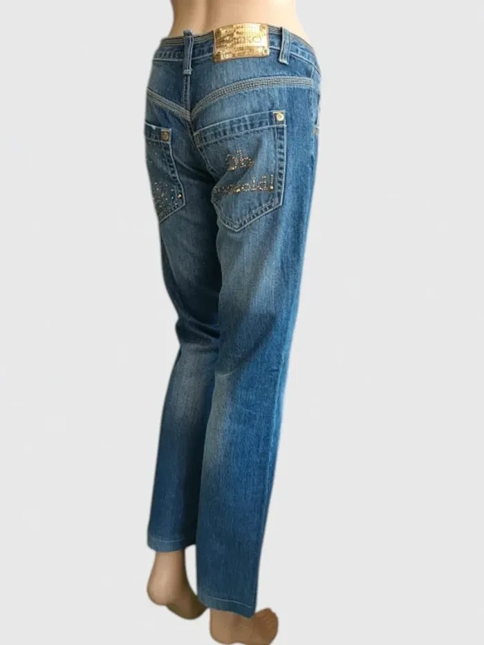 Jean Pinko vintage y2k , coupe straight  ,taille basse , 100 % coton - photo numéro 3