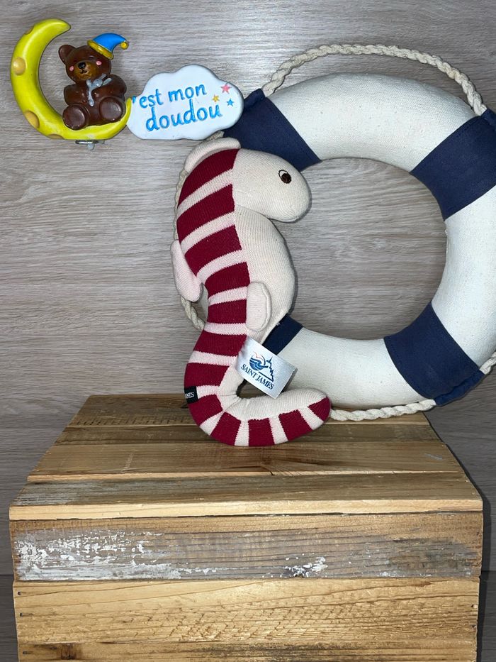 SJ33 doudou hippocampe saint James - photo numéro 2