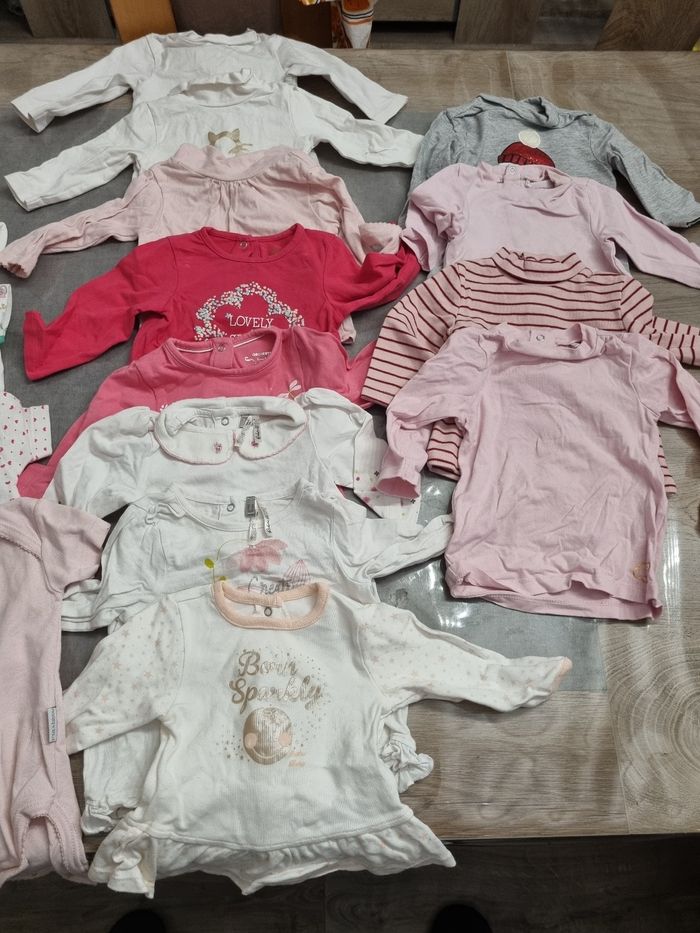 Lot tee shirts 3 mois