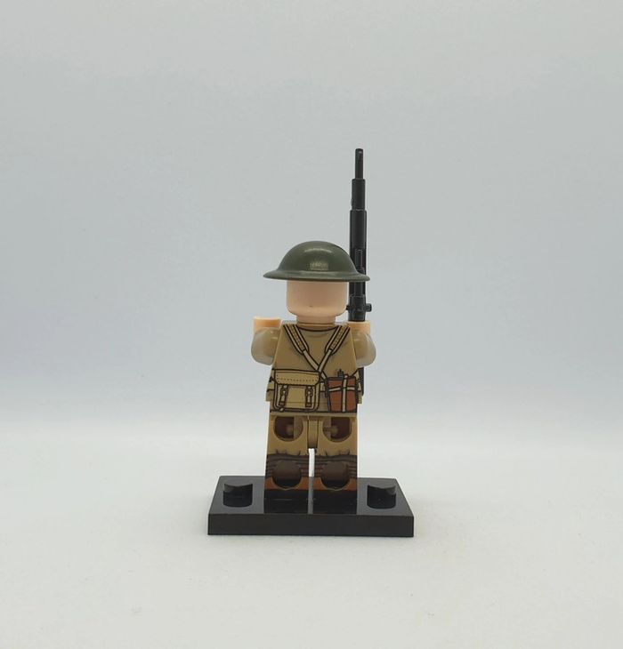 🔫 Figurine Seconde Guerre Mondiale - Soldat Chinois - (Style Lego) 🔫 - photo numéro 3