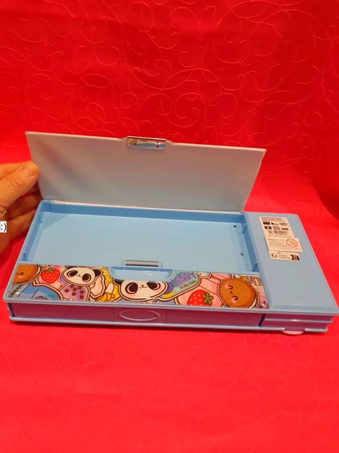 Trousse crayons rigide panda - photo numéro 4