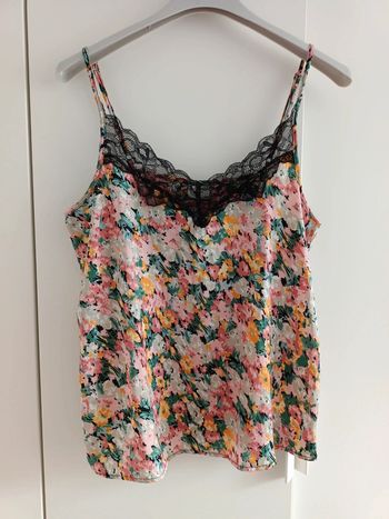 Débardeur jacqueline de yong 36 fleurs dentelle