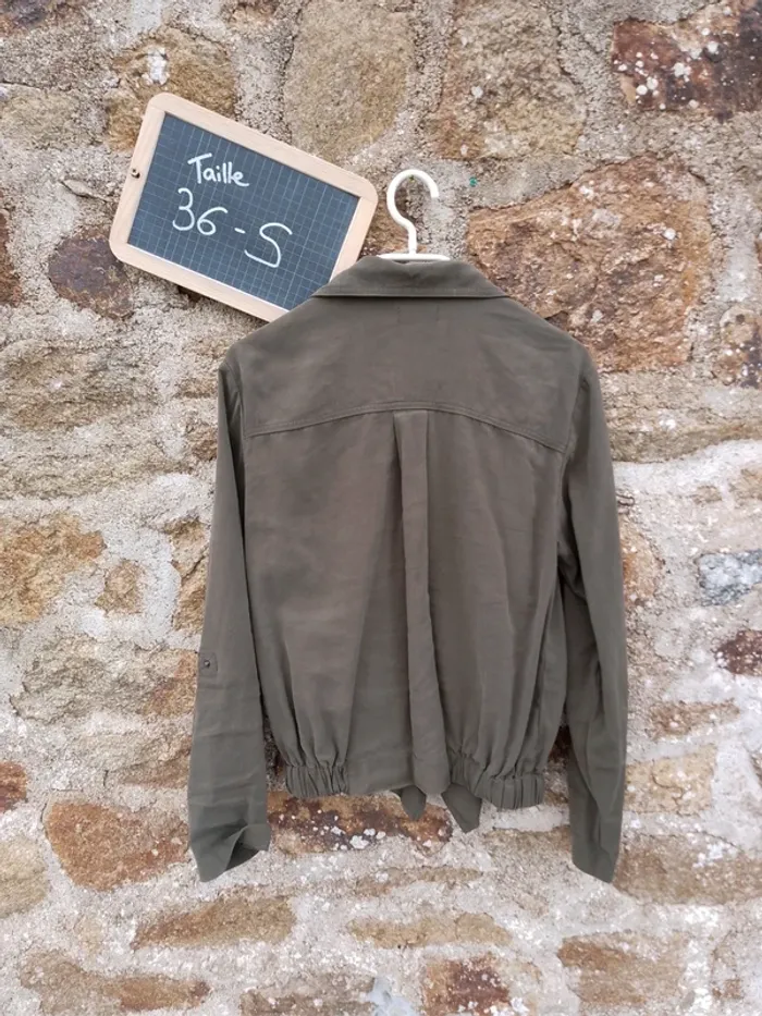 Veste kaki taille S - photo numéro 4