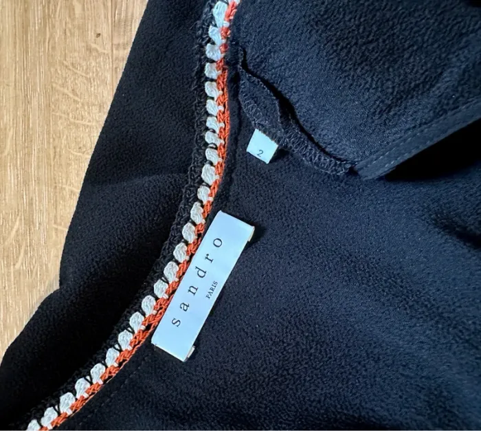 Robe Sandro noire taille 38 - photo numéro 5