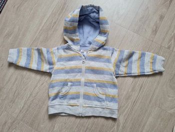 Gilet zippé à capuche