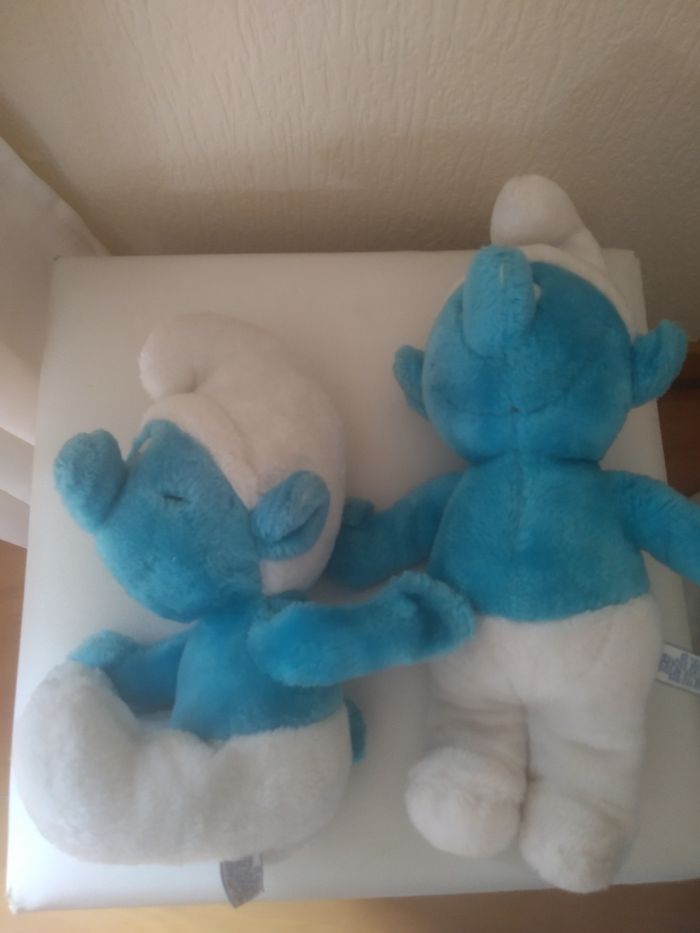 Lot de 2 peluches Schtroumpfs vintage - photo numéro 3