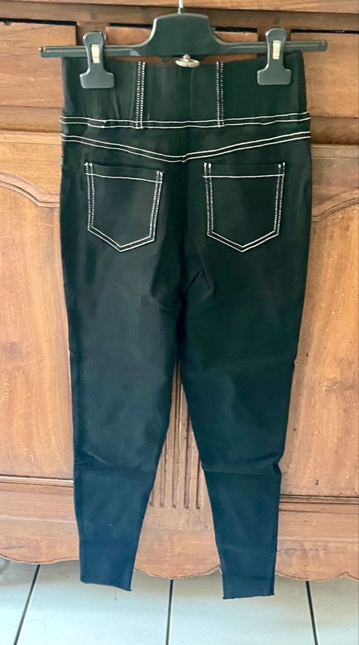 Lot en 2 leggings à boutons , noir - photo numéro 8