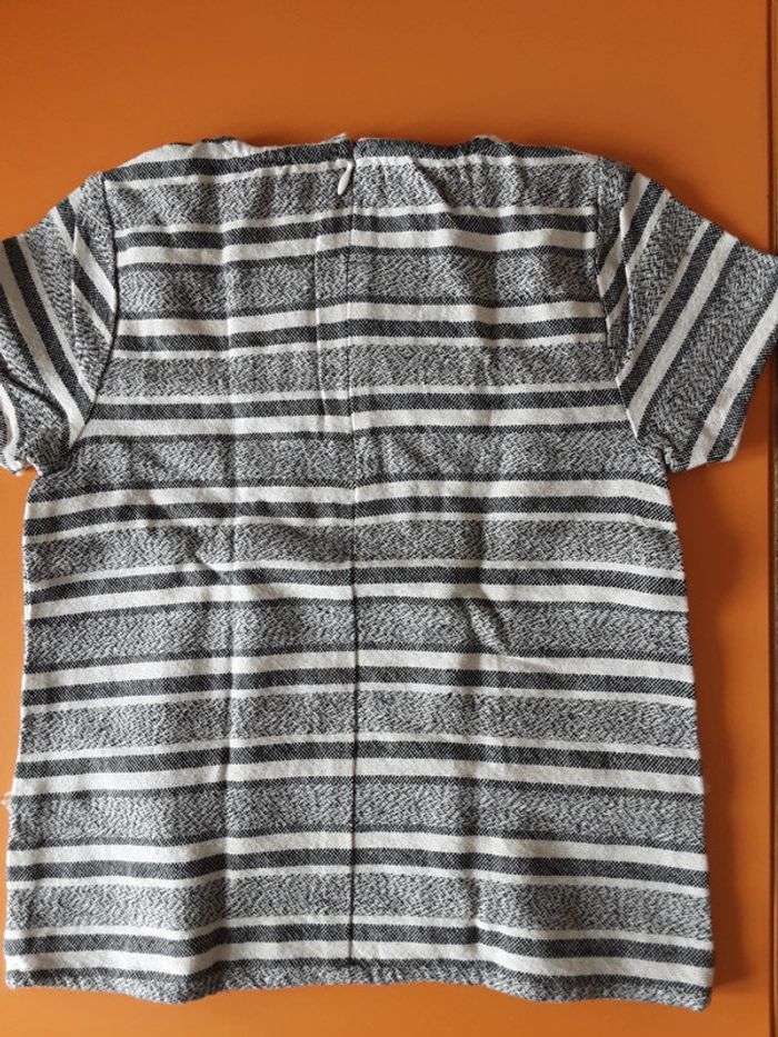 tee-shirt fille en lin 8 ans - photo numéro 2