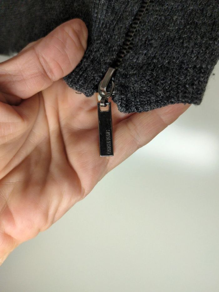 Pull gris chiné paillettes Garcia jeans S - photo numéro 5