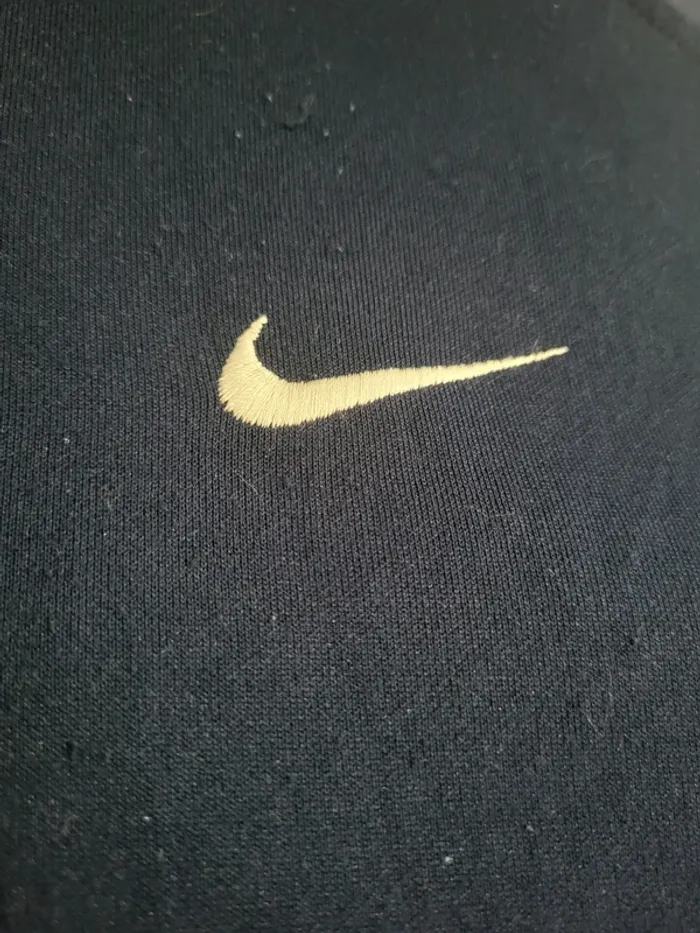 Veste / Track Jacket Nike vintage 90's bleu marine et bordeaux logo brodé - M - photo numéro 3