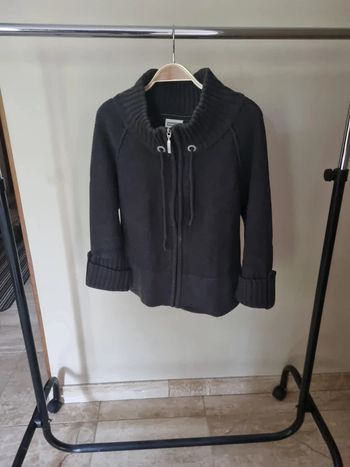 Gilet gris manches 3/4