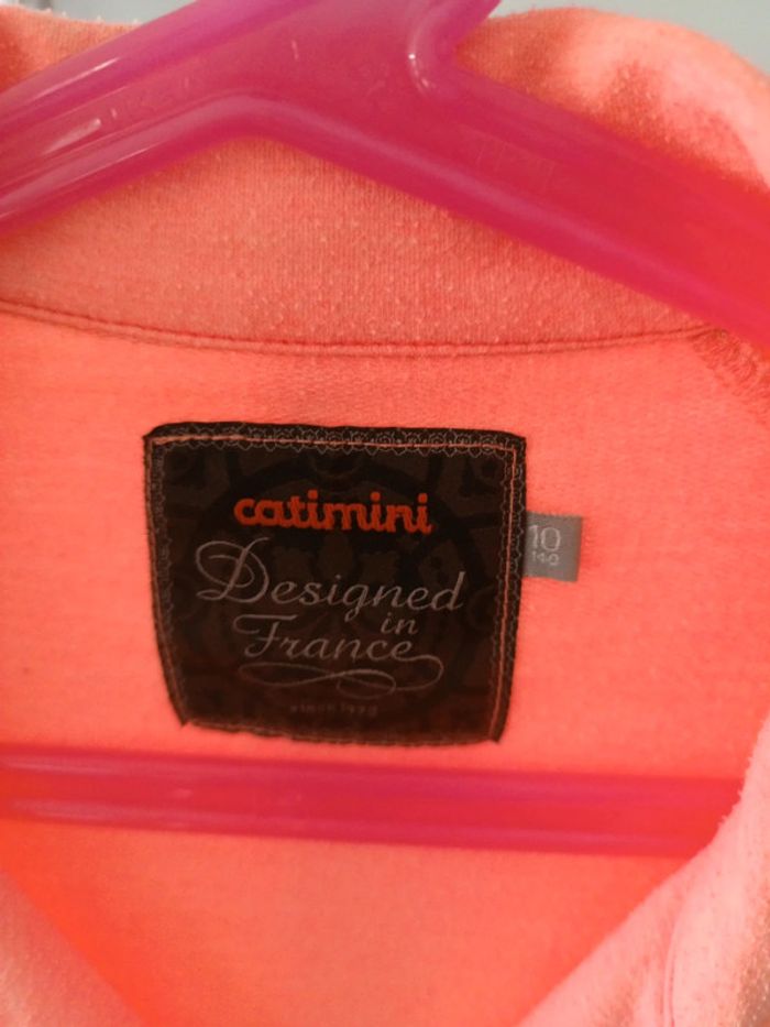 Veste catimini saumon taille 10 ans - photo numéro 2