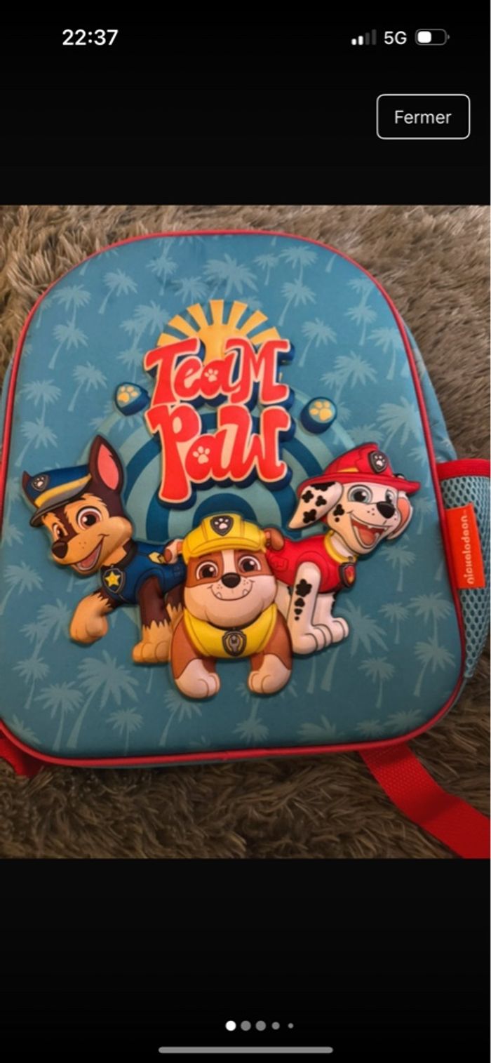 Sac à dos Paw Patrol